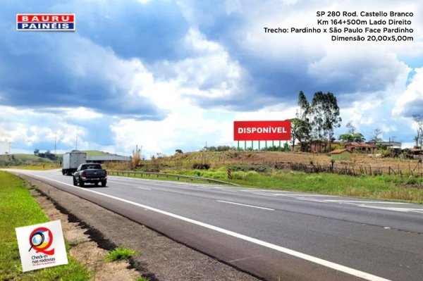 SP 280 - Rod. Castelo Branco - Km 164 + 500m